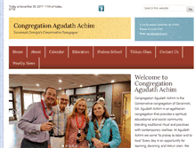 Tablet Screenshot of agudath-achim.com